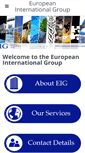 Mobile Screenshot of europeaninternationalgroup.com